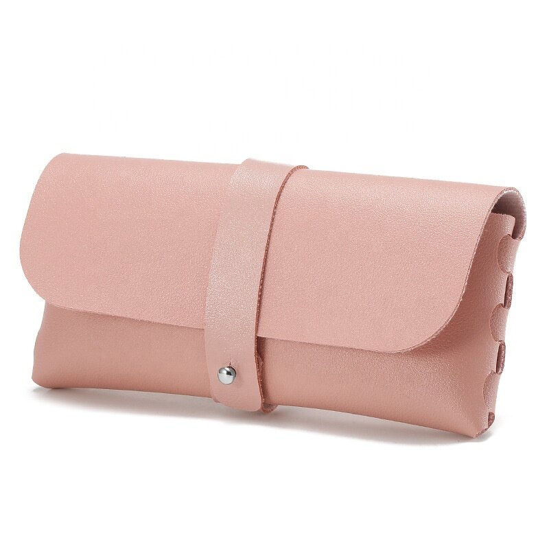 Leather Sunglasses Case Manufacturer - Fashion Soft Portable Glasses Case Bag Custom Logo