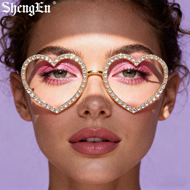 Rhinestone Glasses Manufacturer - OEM Custom Lensless Halloween Christmas Accessories