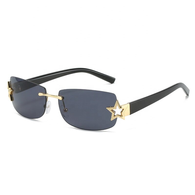 Sports Y2K Sunglasses Manufacturer - High Quality Hot Small Rimless Square for Women and Men