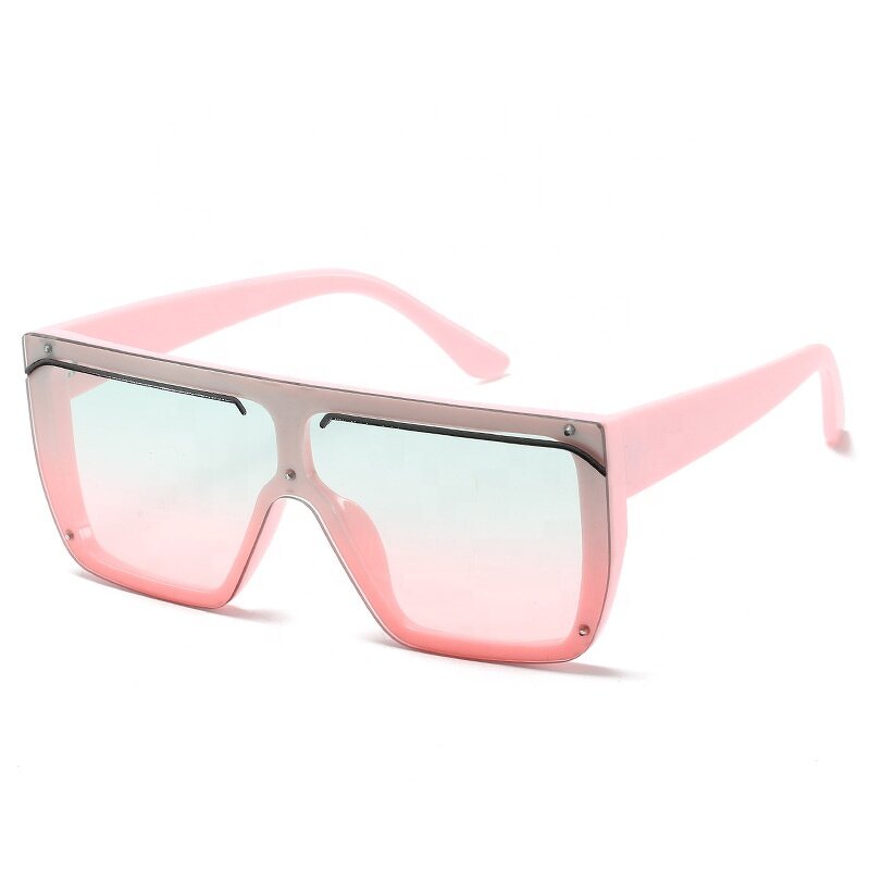 Vintage Plastic Sunglasses Supplier - Latest One Piece Lens Square Oversized Luxury for Women