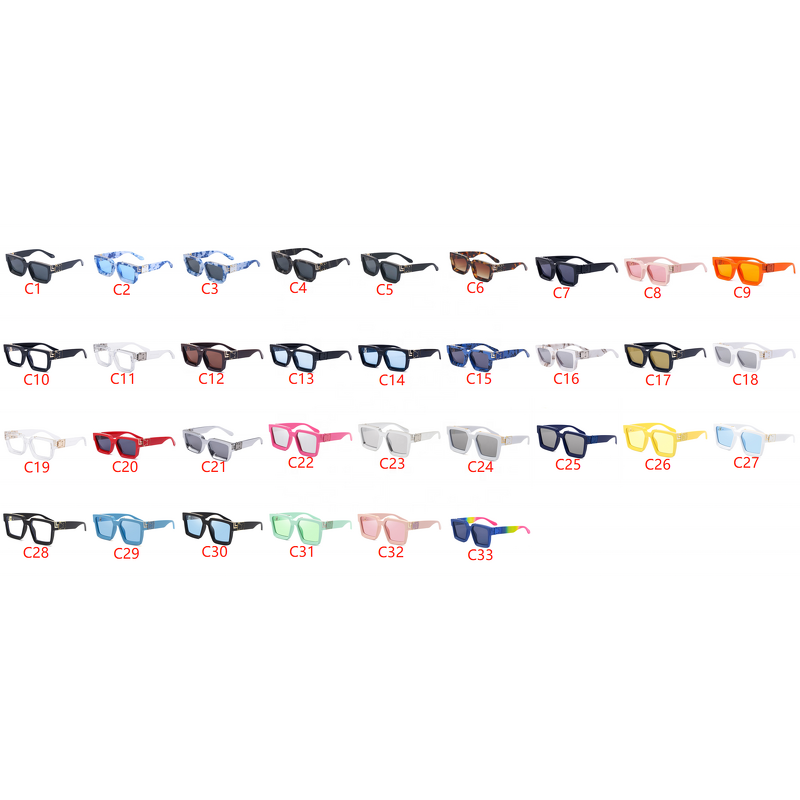 Fashion Square Shades Supplier - Famous Brand Designer Millionaire for Men and Women