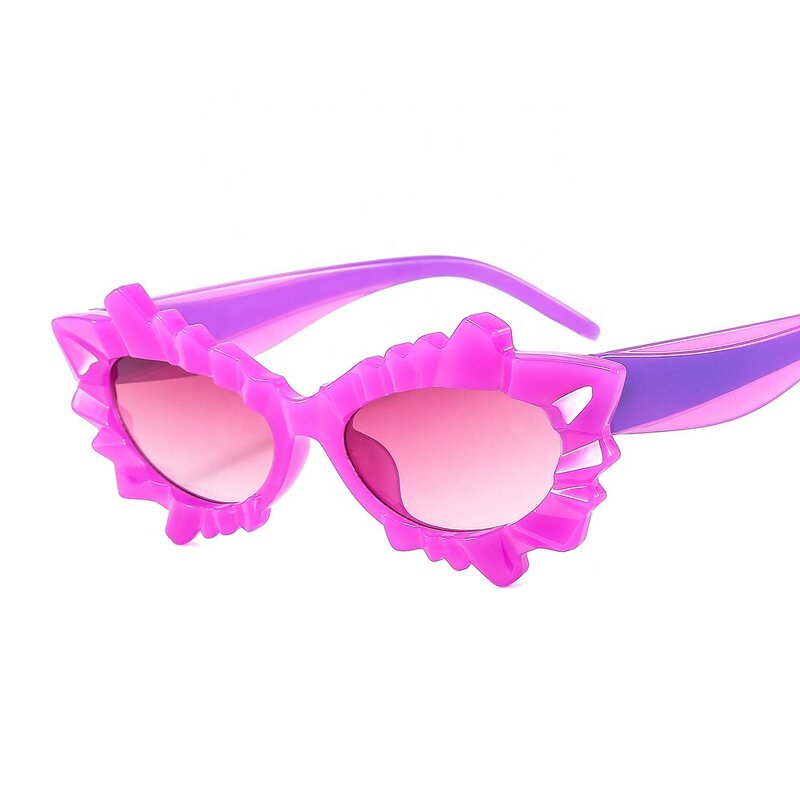 Flower Frame Sunglasses Supplier - High Fashion Irregular Cat Eye for Women Retro Party