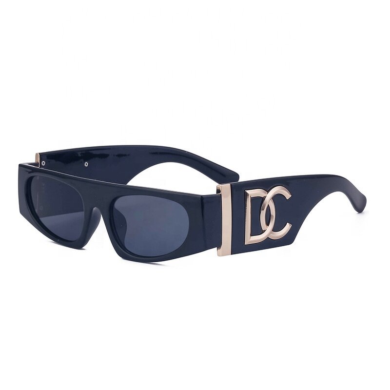 Cat Eye Sunglasses for Women Factory - Top Fashion Men Vintage Wide Leg Small Frame