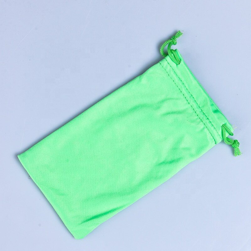 Sunglasses Bag Supplier - New Colorful Drawstring Pouch Myopia Glasses Case Soft Eyewear