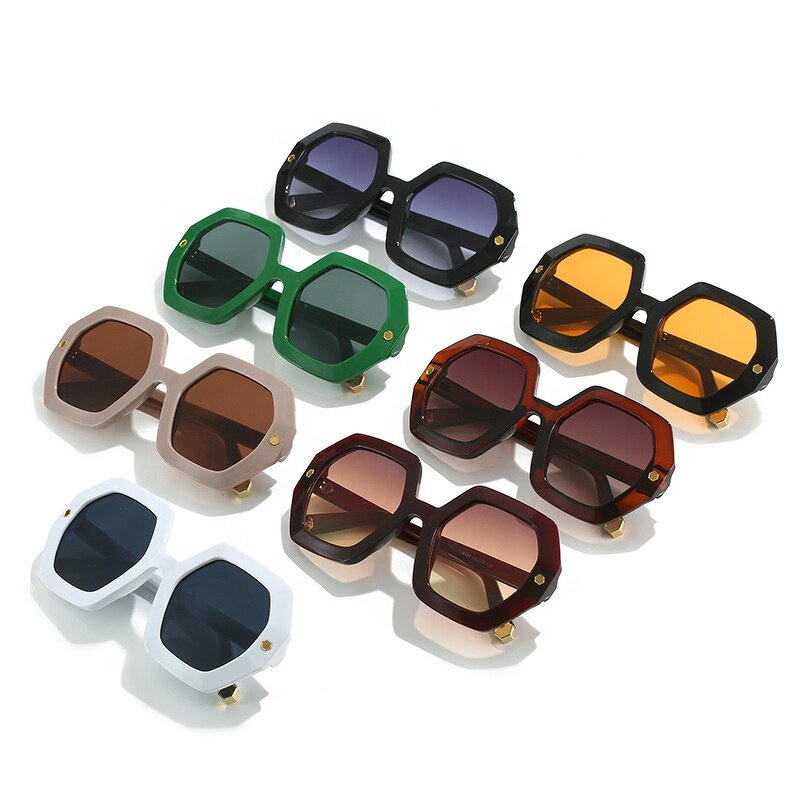 Hexagon Sunglasses Manufacturer - Latest Oversized for Women and Men Brand Designer Vintage