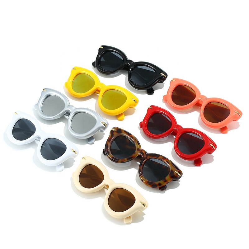Retro Sunglasses Supplier - High Quality Inflatable Cat Eye Frame Round Lens for Women
