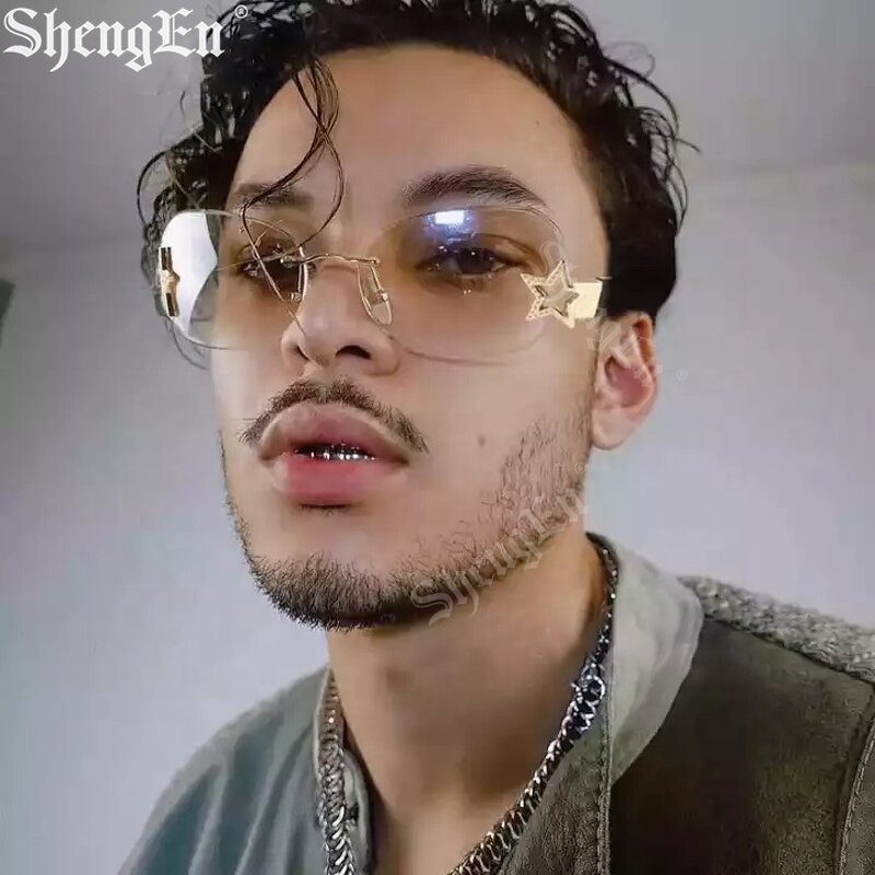 Sports Y2K Sunglasses Manufacturer - High Quality Hot Small Rimless Square for Women and Men