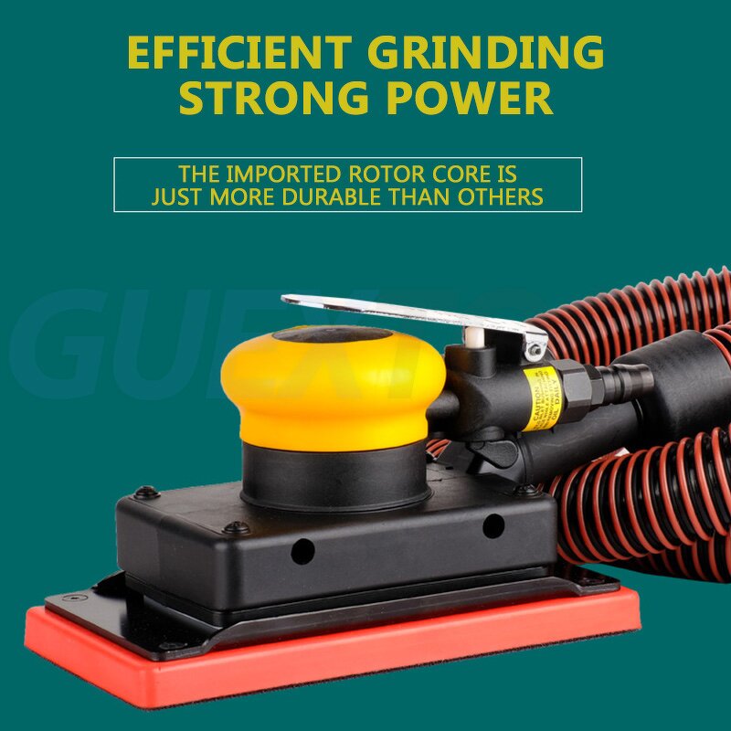 Industrial Grinder Manufacturer - Pneumatic Dry Rectangular Ash Putty Sandpaper Car Polishing