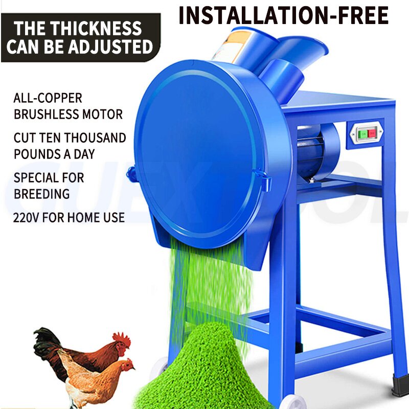Grass Cutting Machine Supplier - Vegetable Crushing Breeding Sweet Potato Vine Chopper