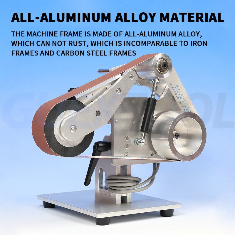 Sand Belt Polishing Machine Manufacturer - Variable Speed Belt Sanding Optical Grinding