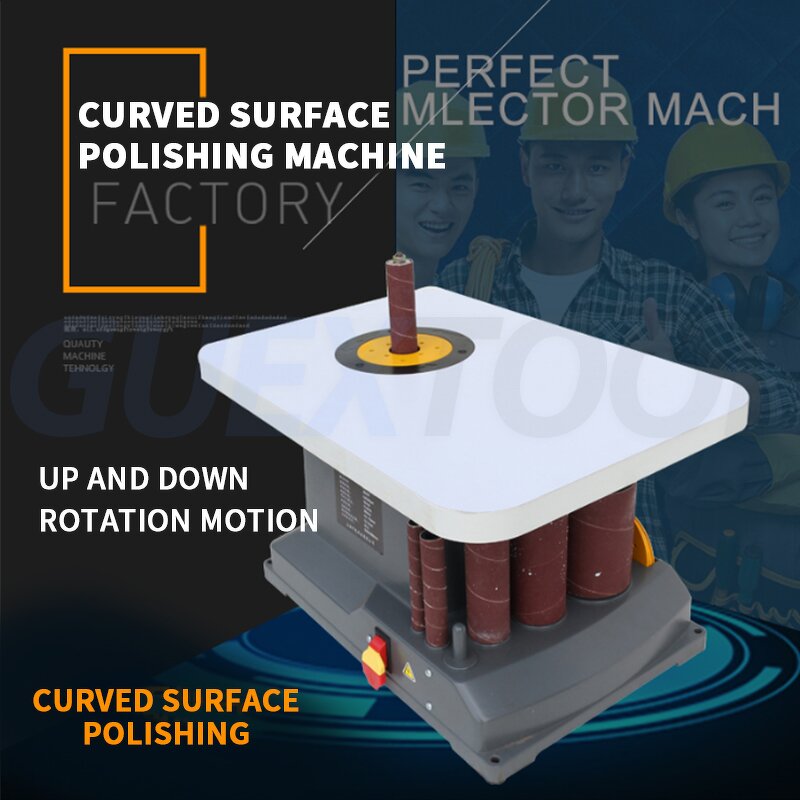 Arc Sanding Machine Manufacturer - Axis Curved for Woodworking 220V 0.35kW