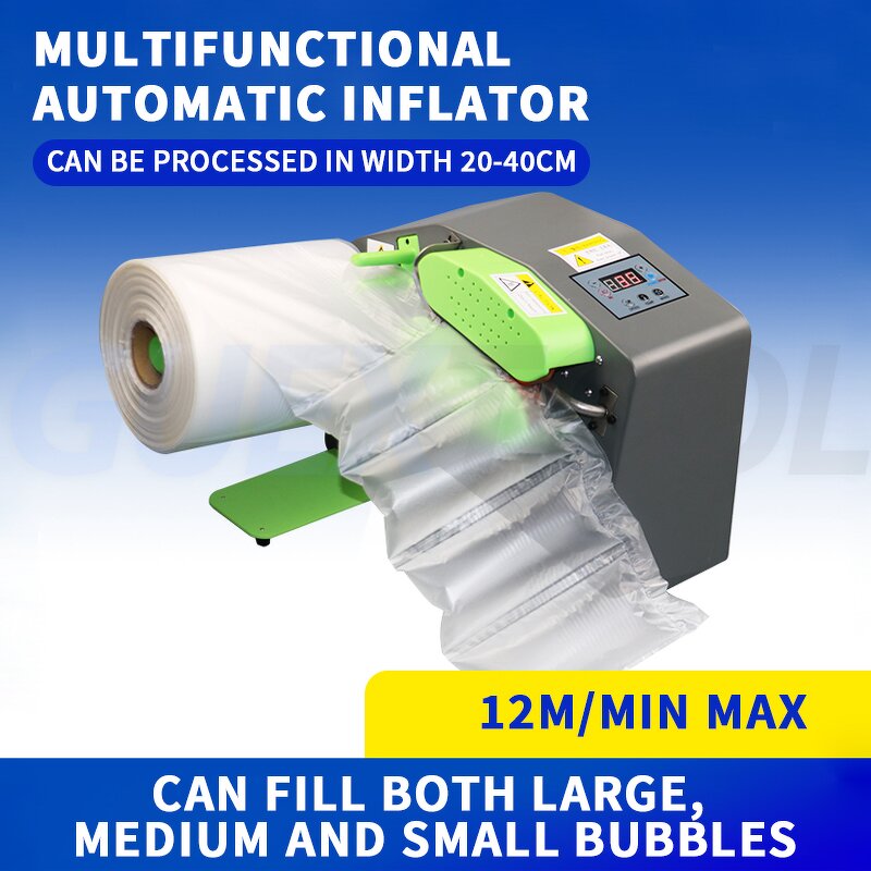 Bubble Film Inflator Manufacturer - Automatic Air Cushion Packaging Machine Buffer Bag
