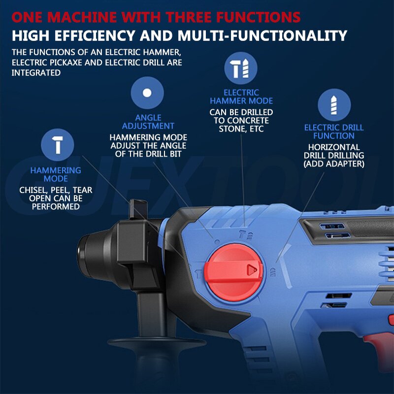 Hammer Drill Factory - Rechargeable Impact Lithium Battery Brushless Variable Speed
