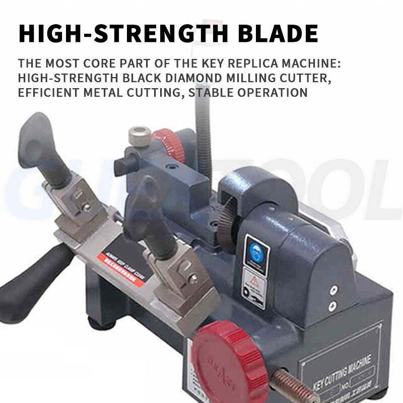 Key Copying Machine Factory - Horizontal Manual Feed 110mm Spacing Foldable Carving