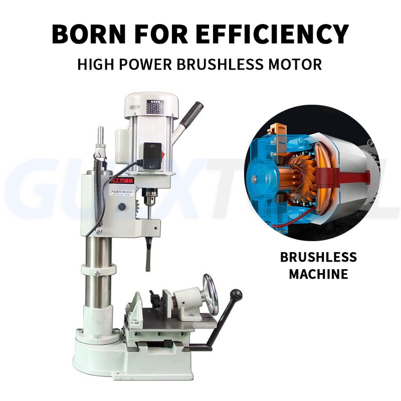 Tenoning Machine Supplier - Woodworking Square Hole Drilling Mortising Brushless