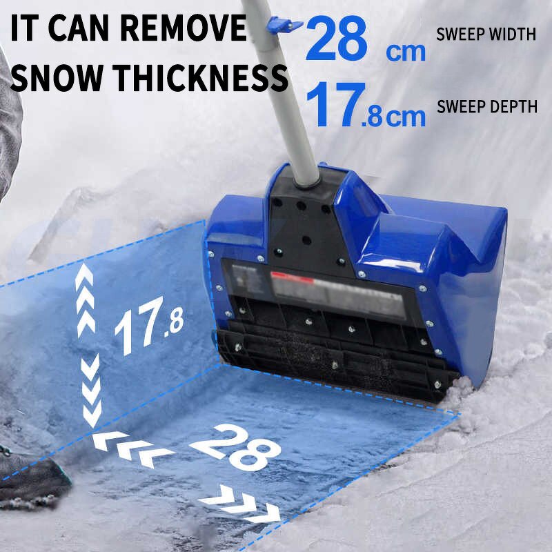 Snow Sweeper Manufacturer - Electric Wireless Manual Road Snow Shovel Household Removal