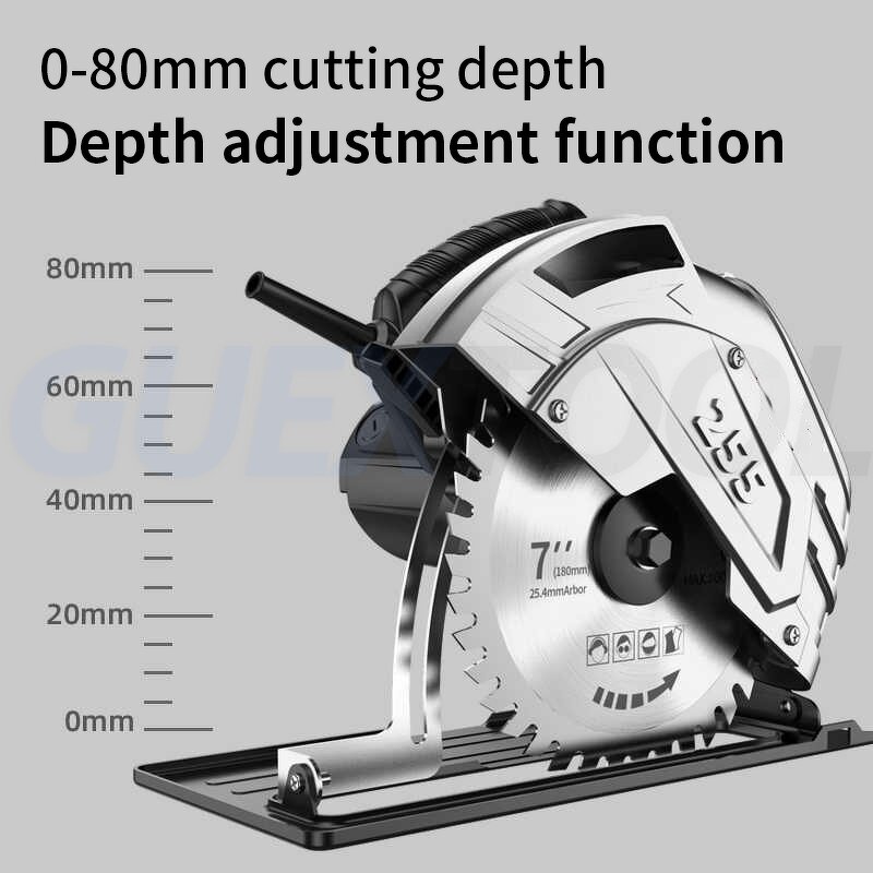 Electric Circular Saw Manufacturer - 185mm Multi-Function Professional for Wood Cutting