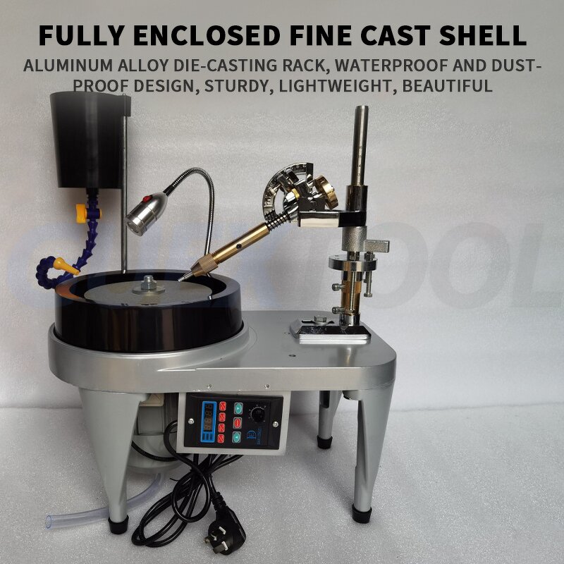 Gemstone Polishing Machine Manufacturer - Aluminum Alloy Jade Angle Engraving Seal Flat