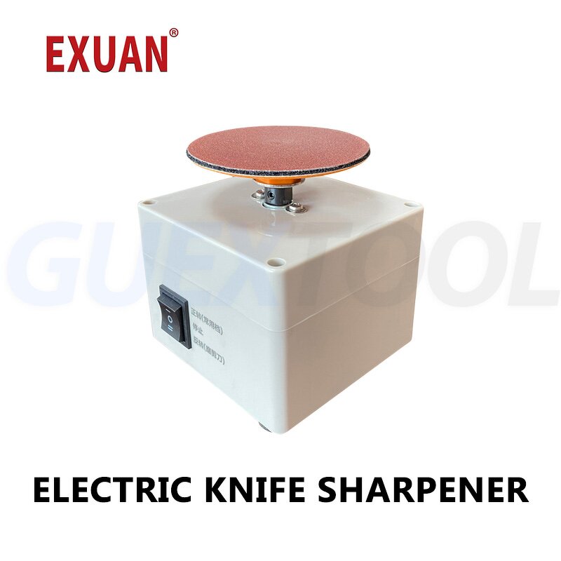 Knife Sharpener Supplier - Small Electric 4-inch Disc Sandpaper Table Grinder Polishing