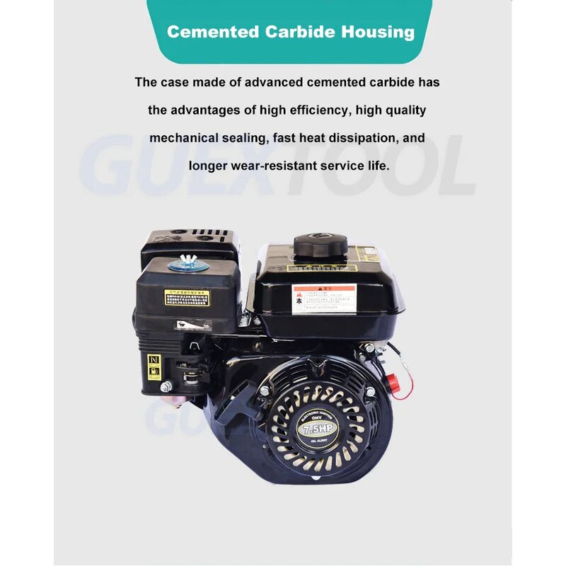 Gasoline Engine Supplier - 4-stroke 7.5HP for Kart Pressure Washer Lawn Mower Accessory