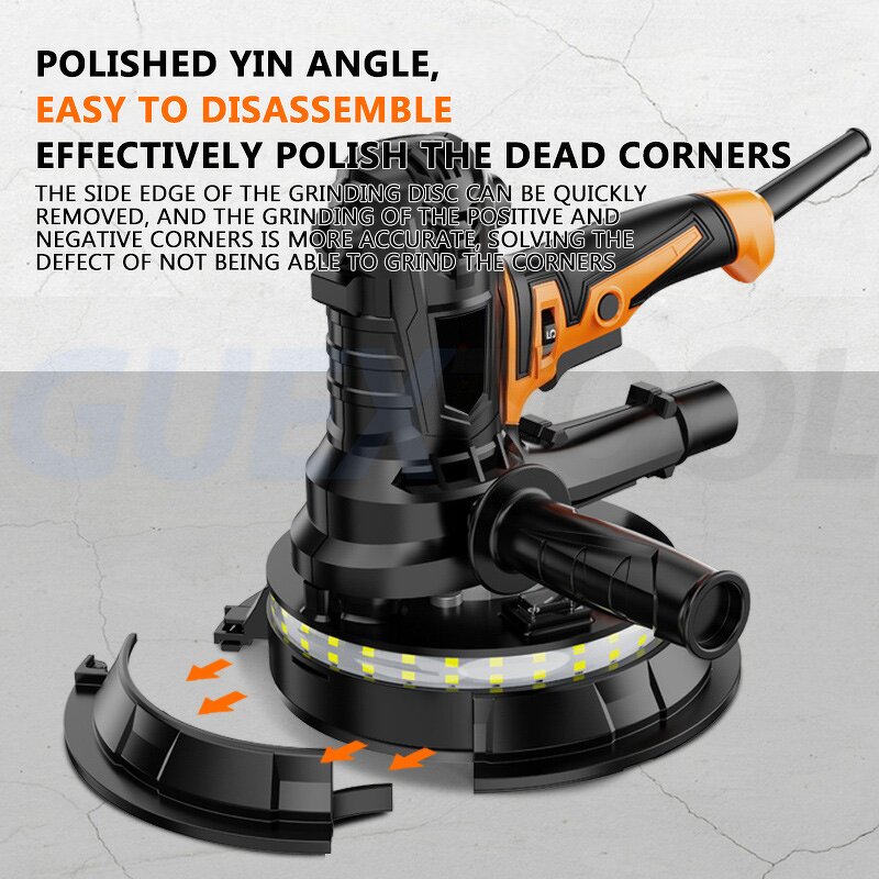 Dust-free Wall Polisher Manufacturer - Electric 850W Putty Sandpaper Dry Polishing