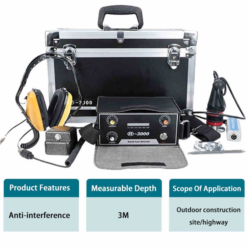 Water Leak Detector Supplier - FT-3000 High Precision Acoustic Underground Tester Device