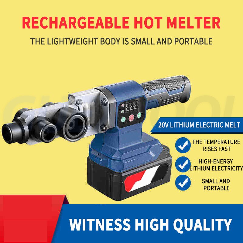 Plastic Welding Machine Manufacturer - Lithium Electric Wireless PPR Pipe Charging Ironing