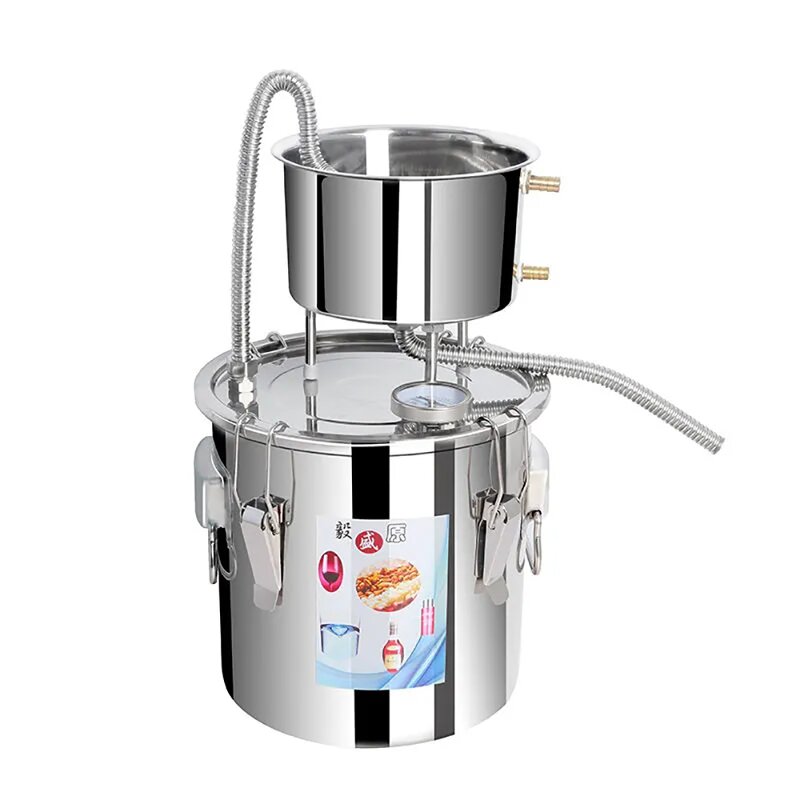 Essential Oil Distiller Manufacturer - 10L Stainless Steel Wine Making Home Brewing Machine