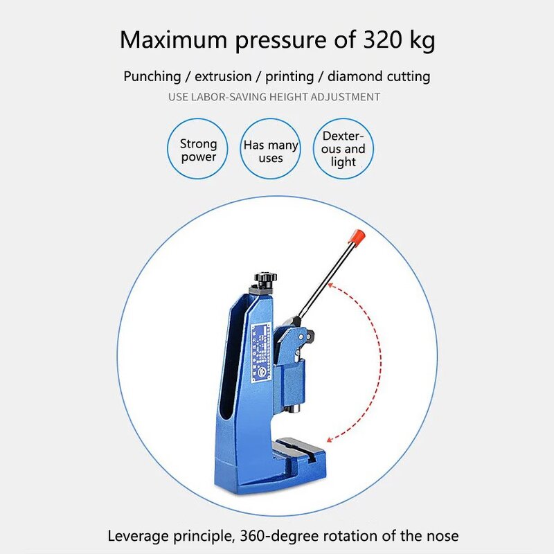Manual Press Factory - Industrial Precision Hand Pressing Small Punch Hydraulic Pressing