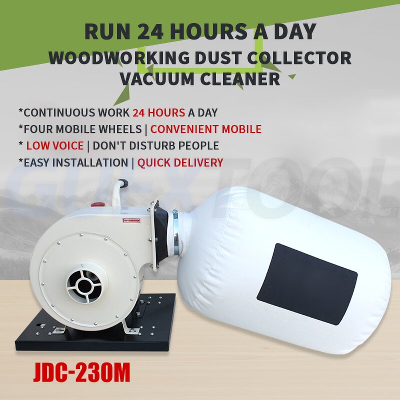 Wood Dust Collector Manufacturer - Woodworking Dryer 750W High Airflow Bag Dust Collector