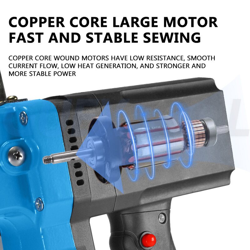 Electric Sewing Machine Manufacturer - Portable Wireless Semi-Automatic for Bag Sealing