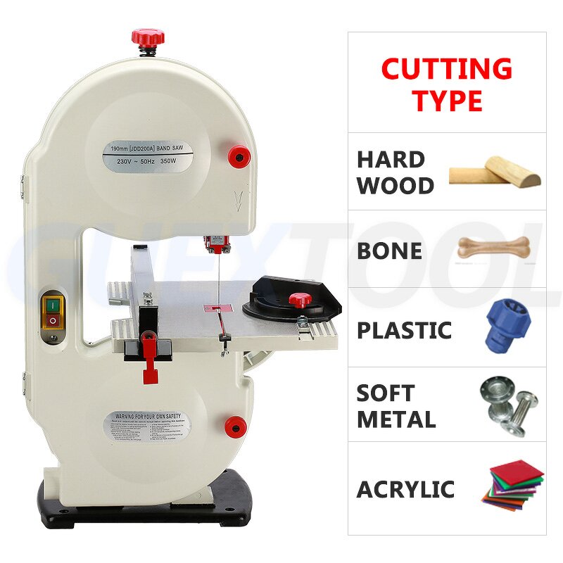 Band Saw Machine Supplier - Woodworking Vertical Metal Curve Cutting Sawing Bone