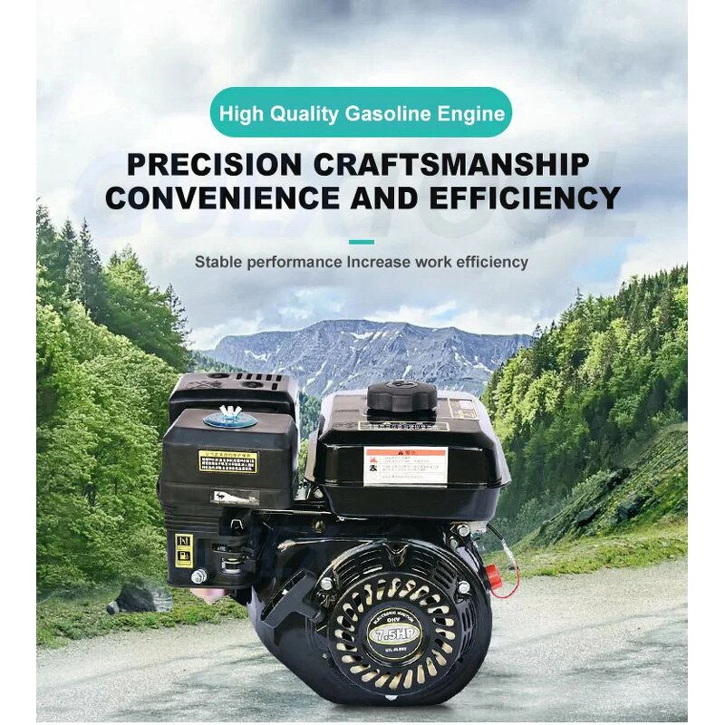 Gasoline Engine Supplier - 4-stroke 7.5HP for Kart Pressure Washer Lawn Mower Accessory