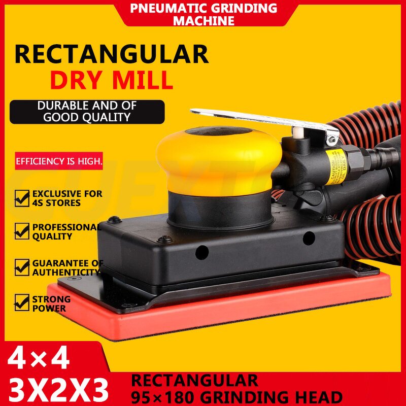 Industrial Grinder Manufacturer - Pneumatic Dry Rectangular Ash Putty Sandpaper Car Polishing