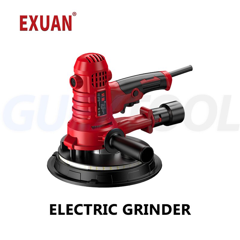 Wall Polishing Machine Supplier - Short Handle Electric Dust-free Dry Polisher 1550W Dual Light