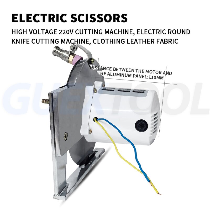 Fabric Cutting Machine Supplier - Electric Semi-Automatic for Clothing Leather 200W Motor