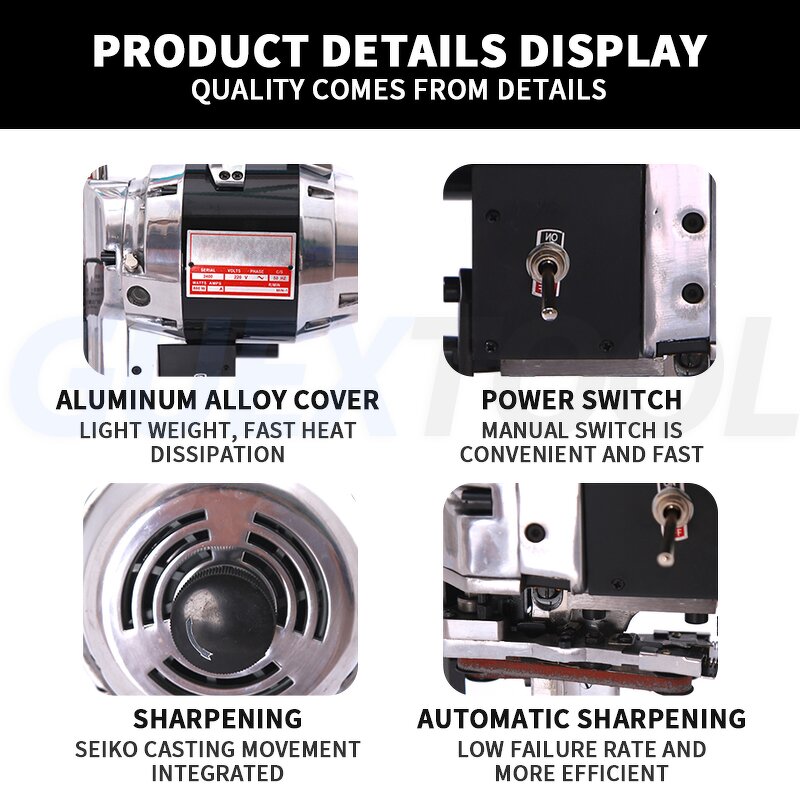 Cloth Cutting Machine Factory - Electric Scissors Automatic Sharpening and Cutting Machine