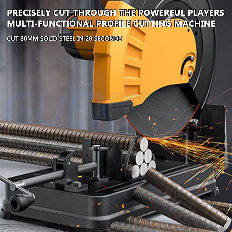 Desktop Cutting Machine Factory - Electric Wood Metal Circular 355mm Blade 4100 RPM