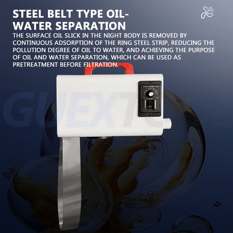 Oil Skimmer Machine Factory - Steel Belt Oil Scraper Industrial Oil-water Separator