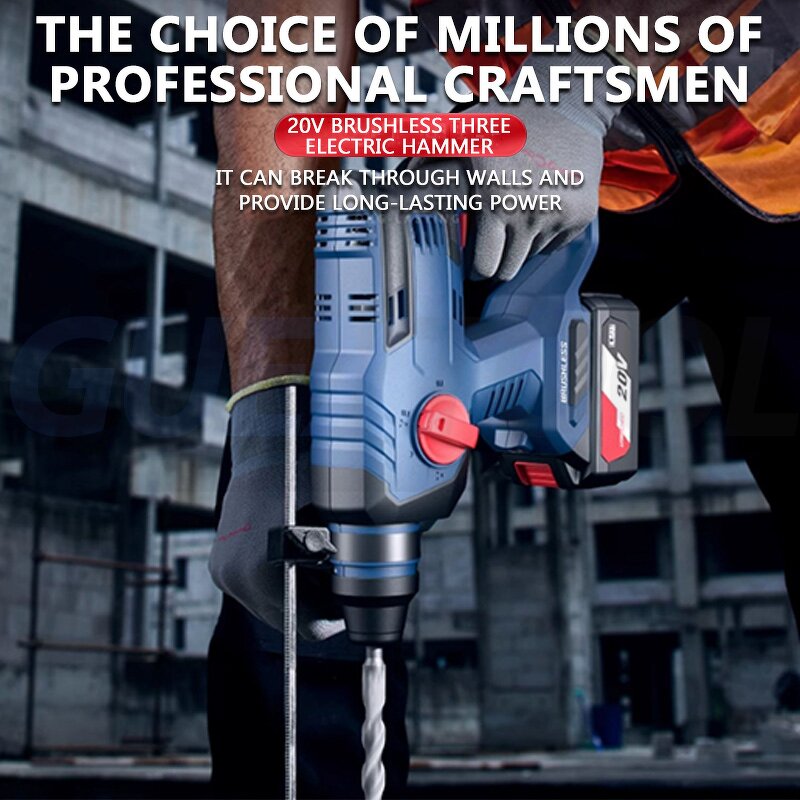 Hammer Drill Factory - Rechargeable Impact Lithium Battery Brushless Variable Speed