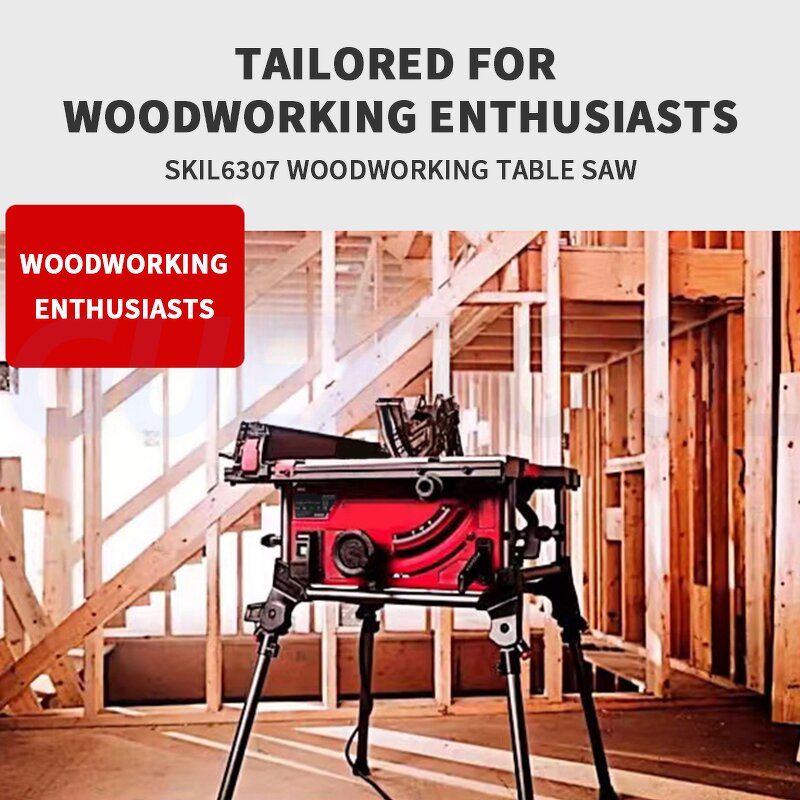 Table Saw Factory - Woodworking Vertical Multifunctional Push Precision 2000W Foldable