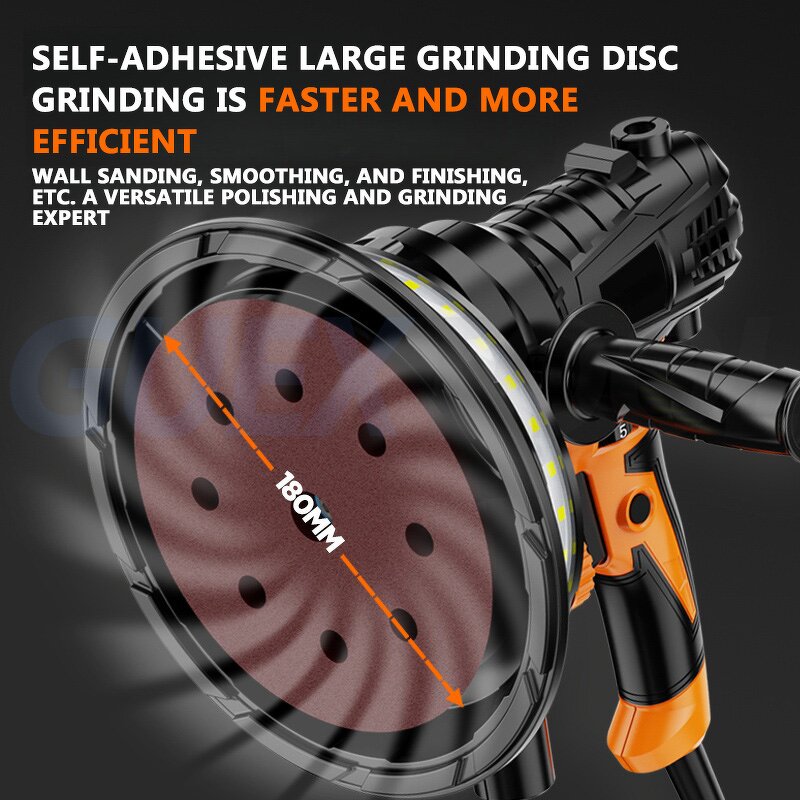Dust-free Wall Polisher Manufacturer - Electric 850W Putty Sandpaper Dry Polishing