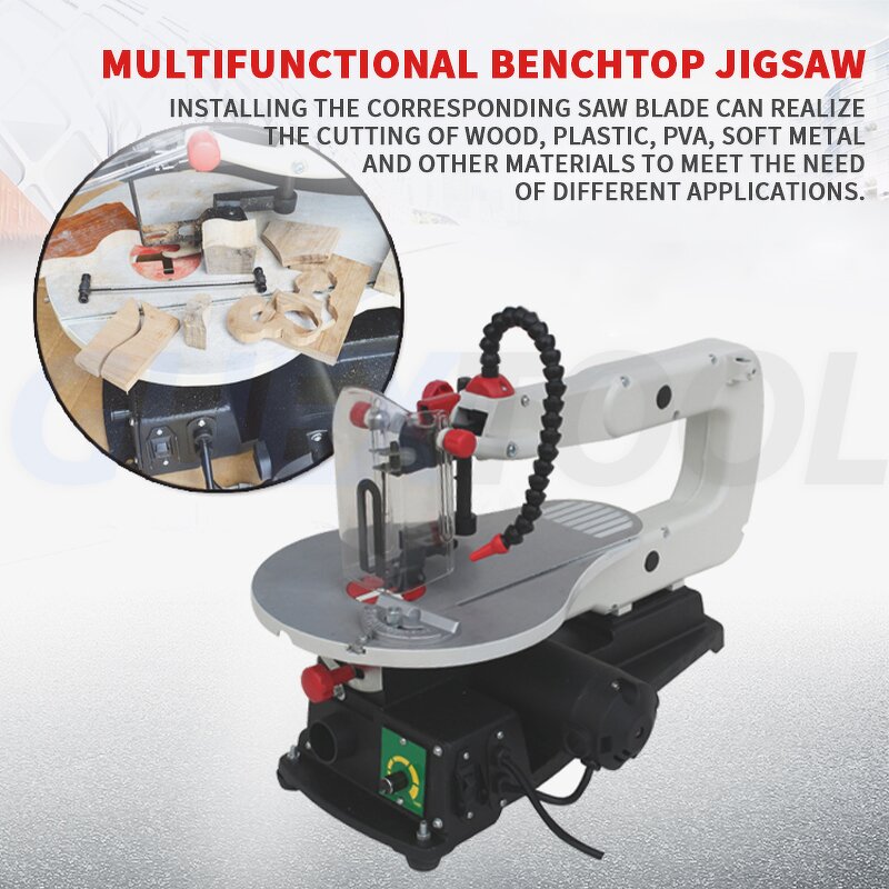 Band Saw Supplier - Woodworking Electric Curve Jig Saw Flower Cutting 220V 145W
