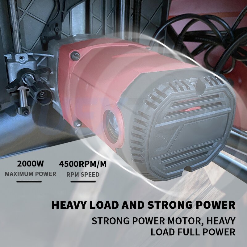 Table Saw Factory - Woodworking Vertical Multifunctional Push Precision 2000W Foldable