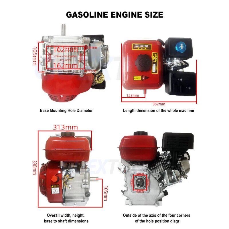 Gasoline Engine Supplier - 4-stroke 7.5HP for Kart Pressure Washer Lawn Mower Accessory