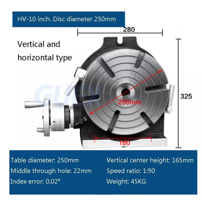 CNC Cutting Tool Supplier - 4INCH 110MM Precision Vertical Horizontal Rotary Indexing