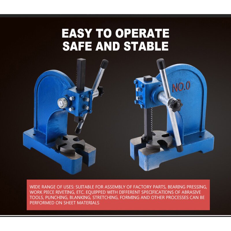 Manual Press Machine Manufacturer - AP-0.5T-1T Mini Hand Punch Table Bearing Tools