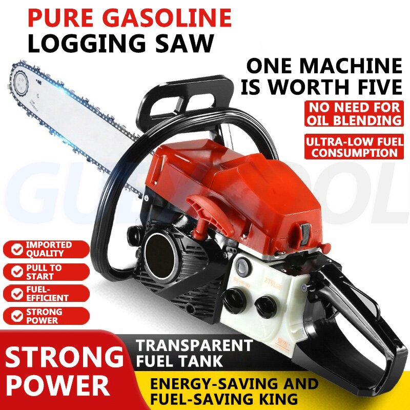 Gasoline Chain Saw Factory - High Power Professional 18-inch Guide Plate 560ML Tank