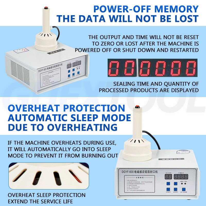 Induction Sealing Machine Supplier - Electric Automatic for Plastic Bottle Caps Aluminum Foil