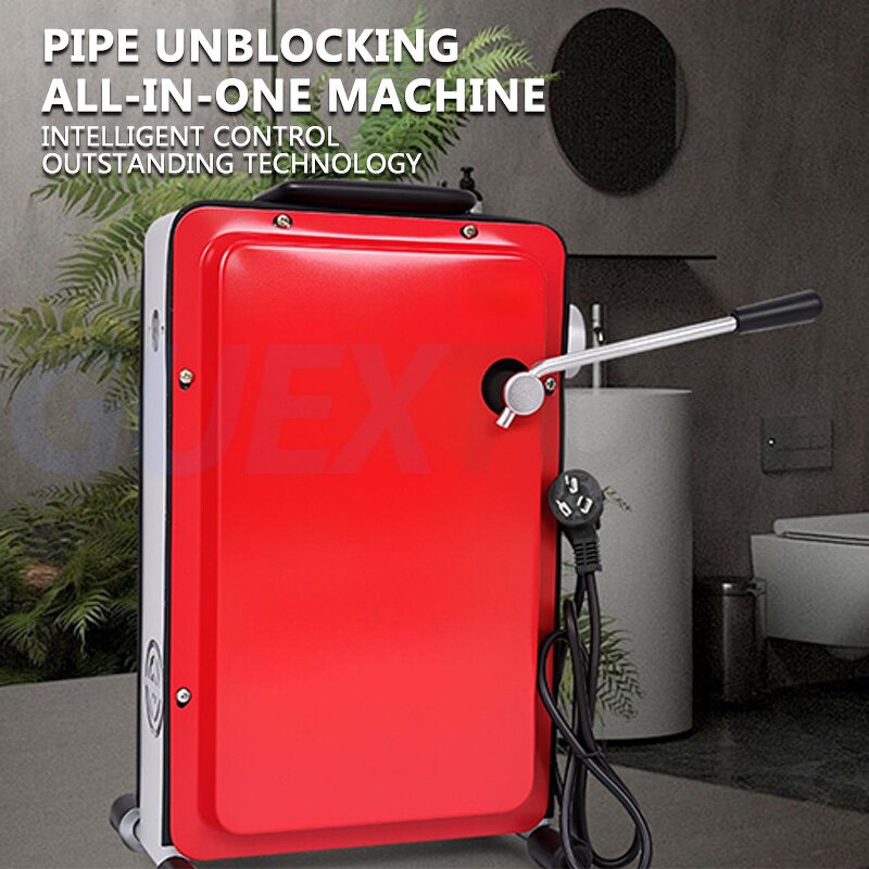 Sewage Dredging Machine Factory - Electric 2800W IP44 30m Range Toilet Drain Blockage